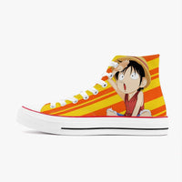 Thumbnail for One Piece Luffy A-Star High White Anime Shoes _ One Piece _ Ayuko