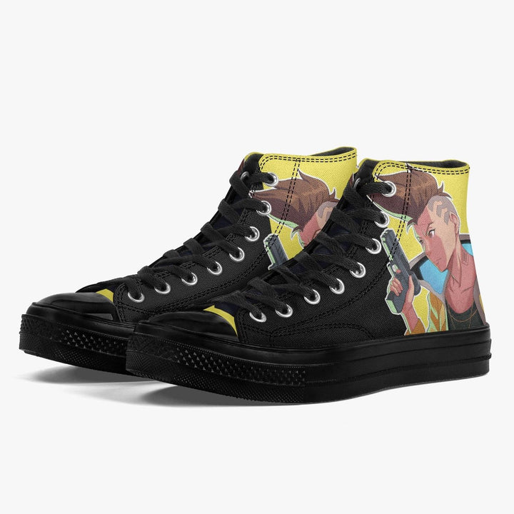 Cyberpunk Edgerunners David A-Star High Anime Shoes _ Cyberpunk Edgerunners _ Ayuko