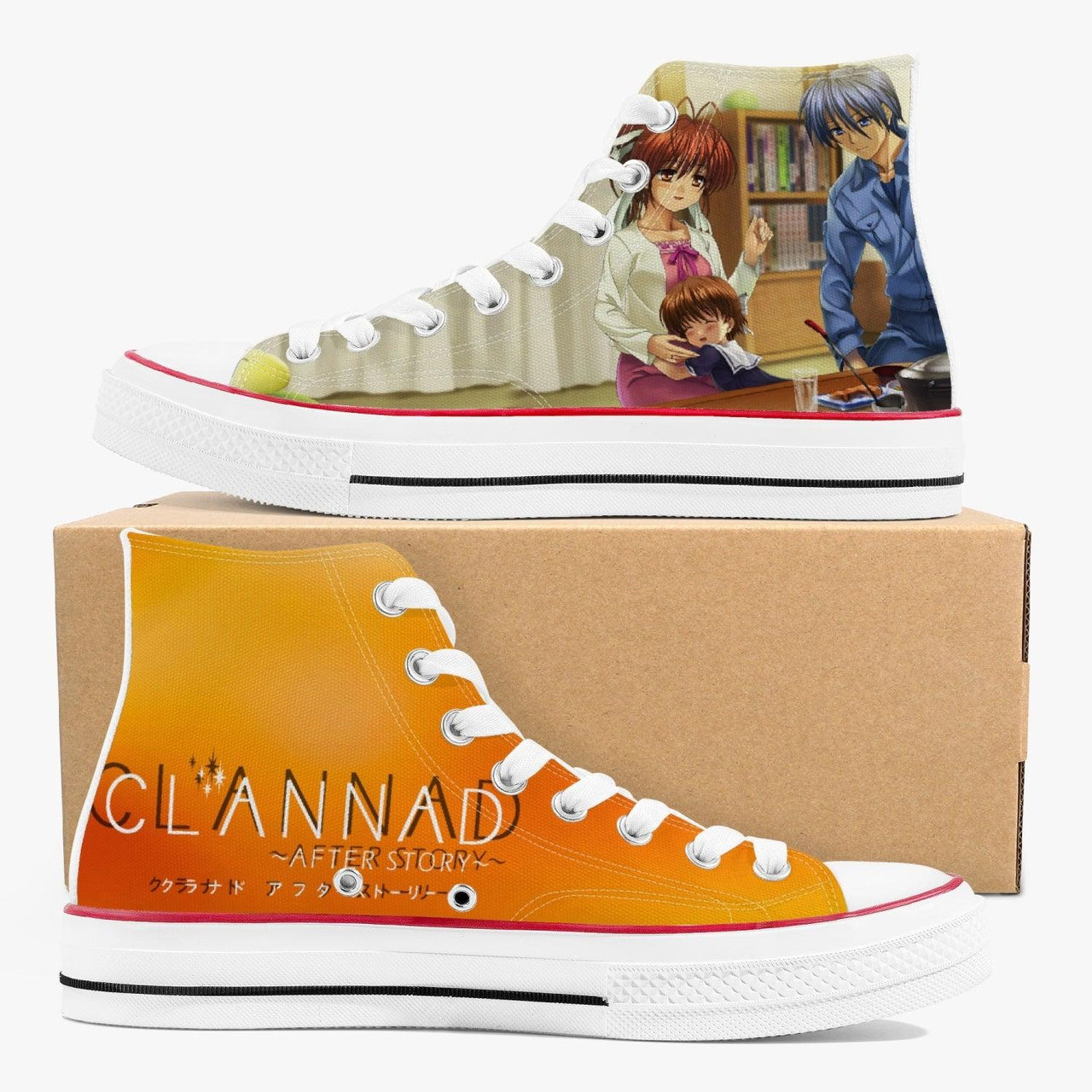 Clannad A-Star High White Anime Shoes _ Clannad _ Ayuko