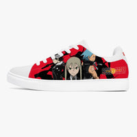 Thumbnail for Maka Albarn with Soul Eater Evans & Death the Kid Skate Anime Shoes _ Soul Eater _ Ayuko