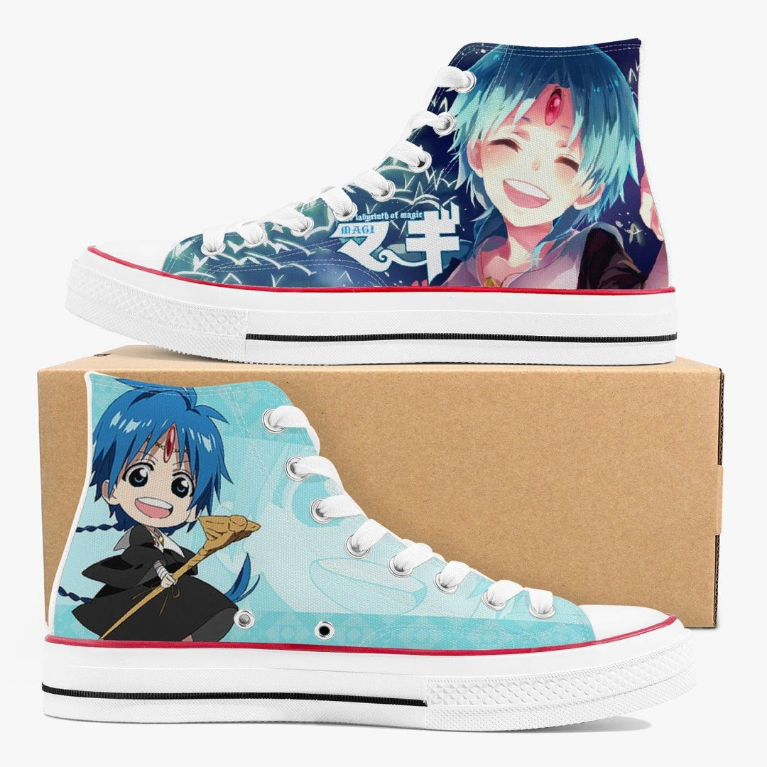 Magi The Labyrinth Of Magic Aladdin A-Star High Anime Shoes _ Magi The Labyrinth Of Magic _ Ayuko