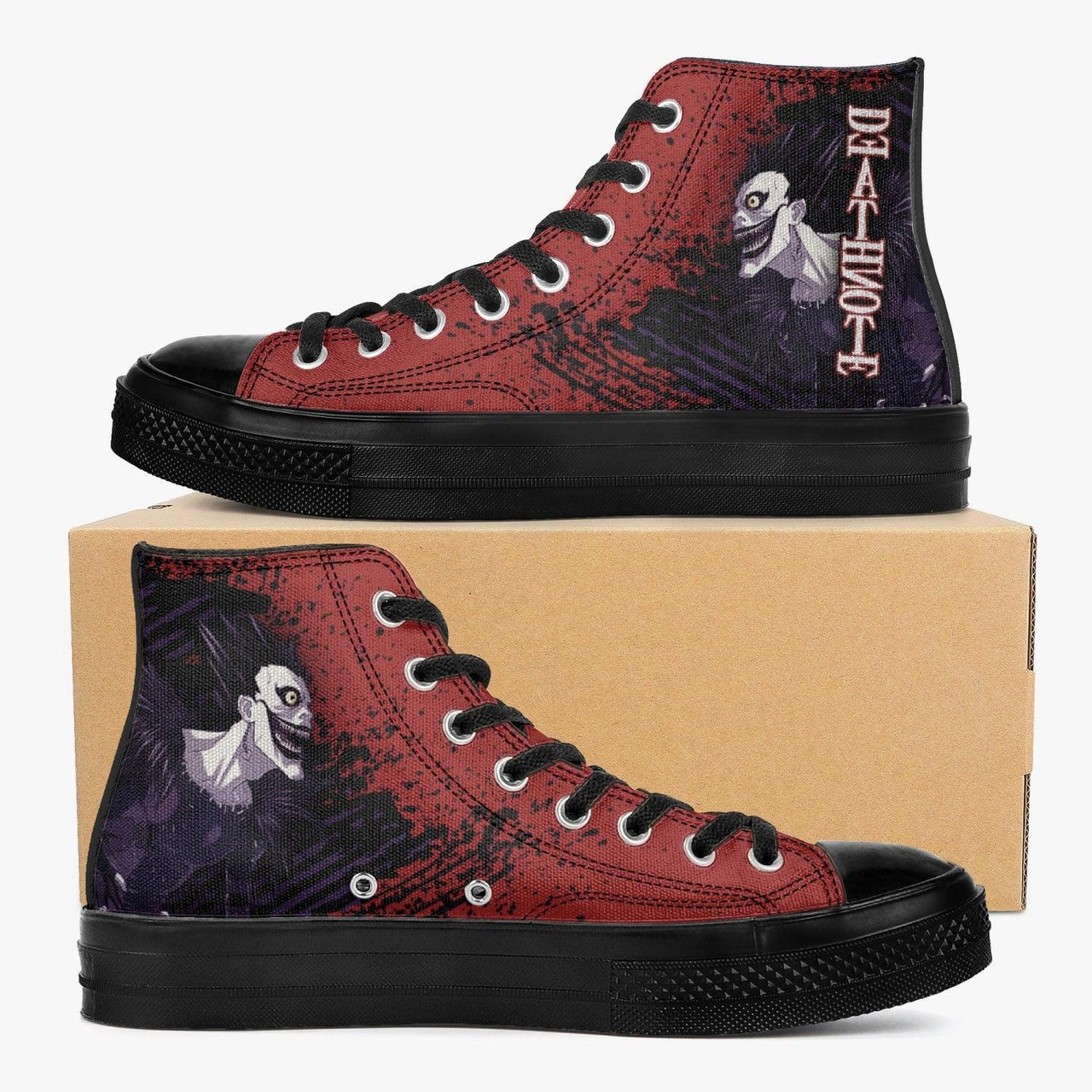 Death Note Ryuk Red Black A-Star High Anime Shoes _ Death Note _ Ayuko