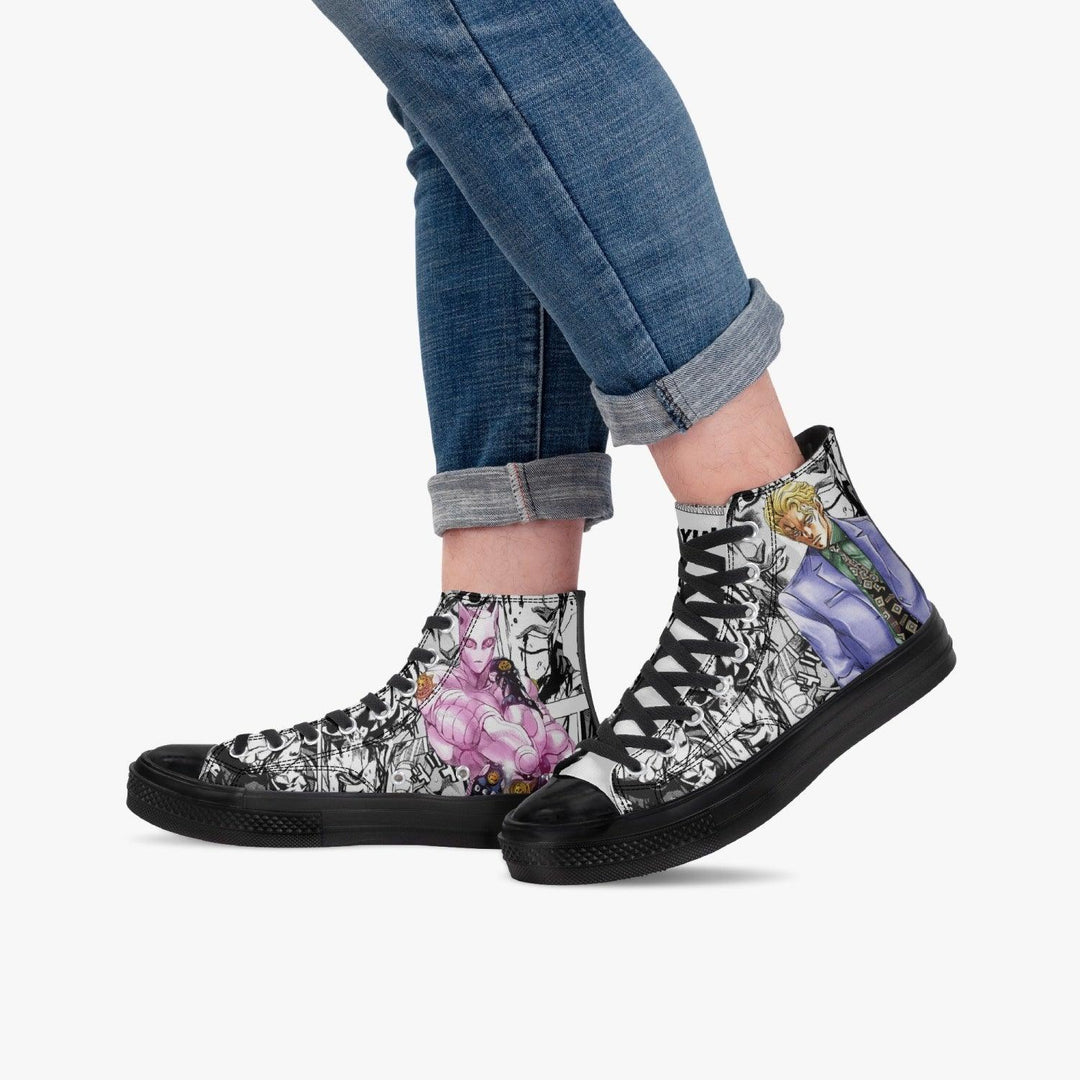 JoJo's Bizarre Adventure Kira Killer Queen A-Star High Anime Shoes _ JoJo's Bizarre Adventure _ Ayuko