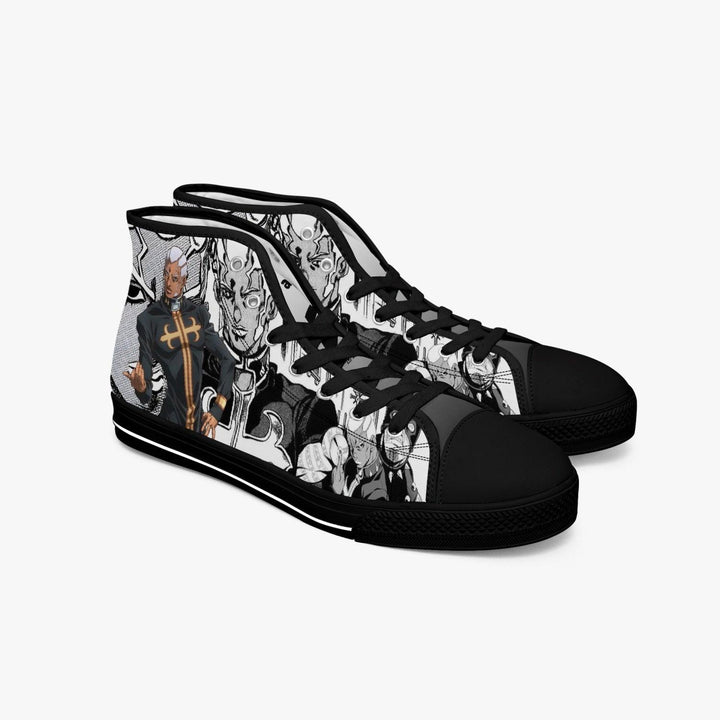 JoJo's Bizarre Adventure Enrico Pucci A-Star Mid Anime Shoes _ JoJo's Bizarre Adventure _ Ayuko