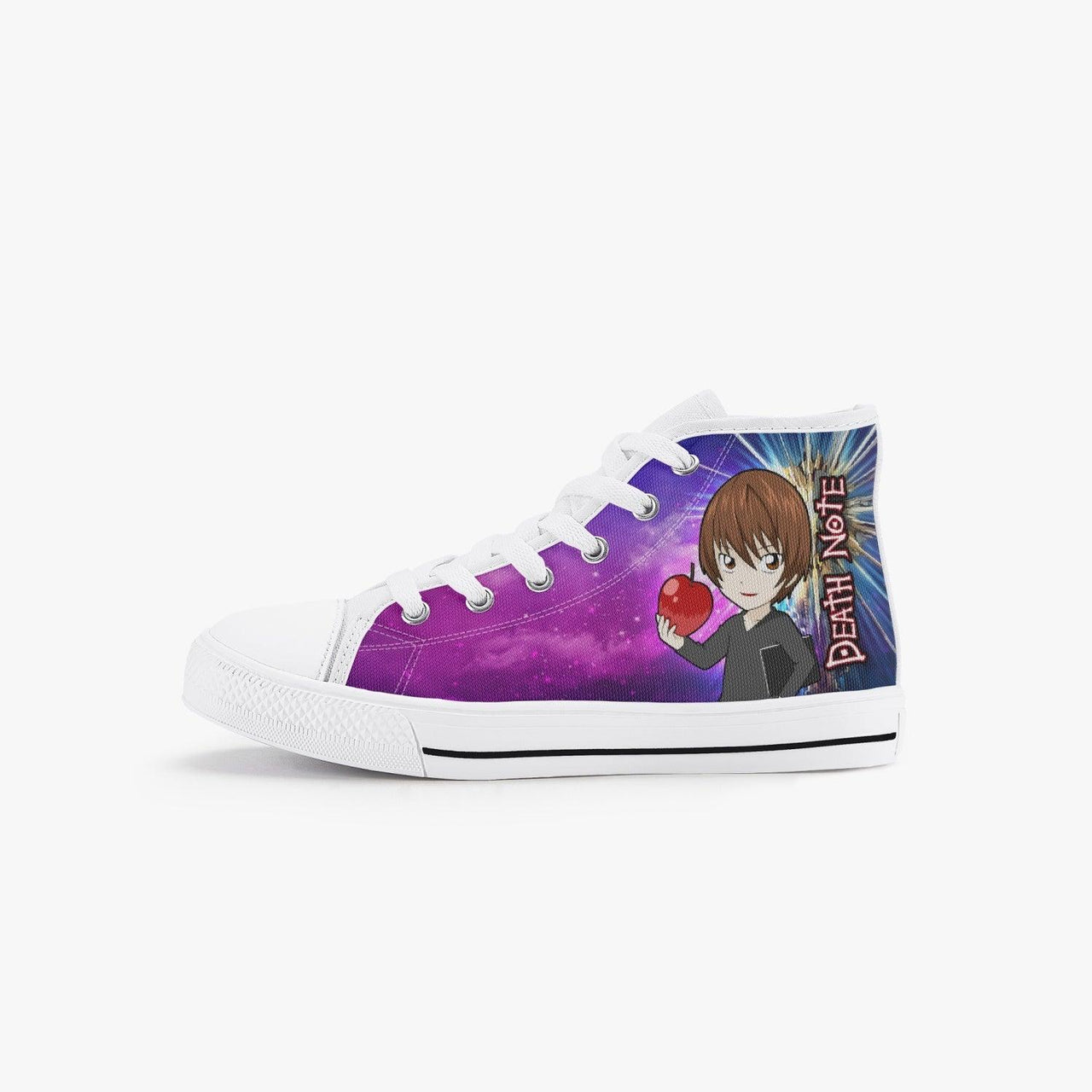 Death Note Purple Kids A-Star High Anime Shoes _ Death Note _ Ayuko