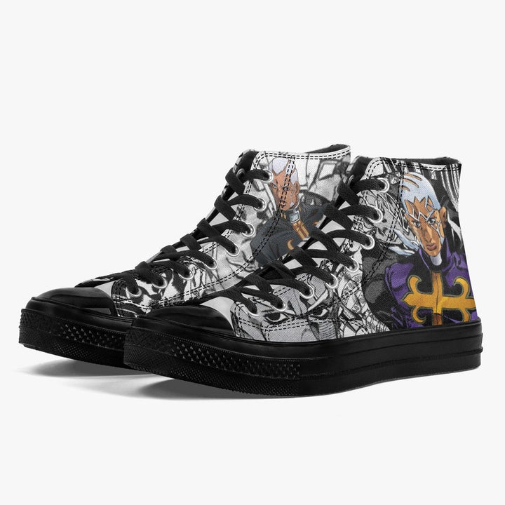 JoJo's Bizarre Adventure Enrico Pucci A-Star High Anime Shoes _ JoJo's Bizarre Adventure _ Ayuko