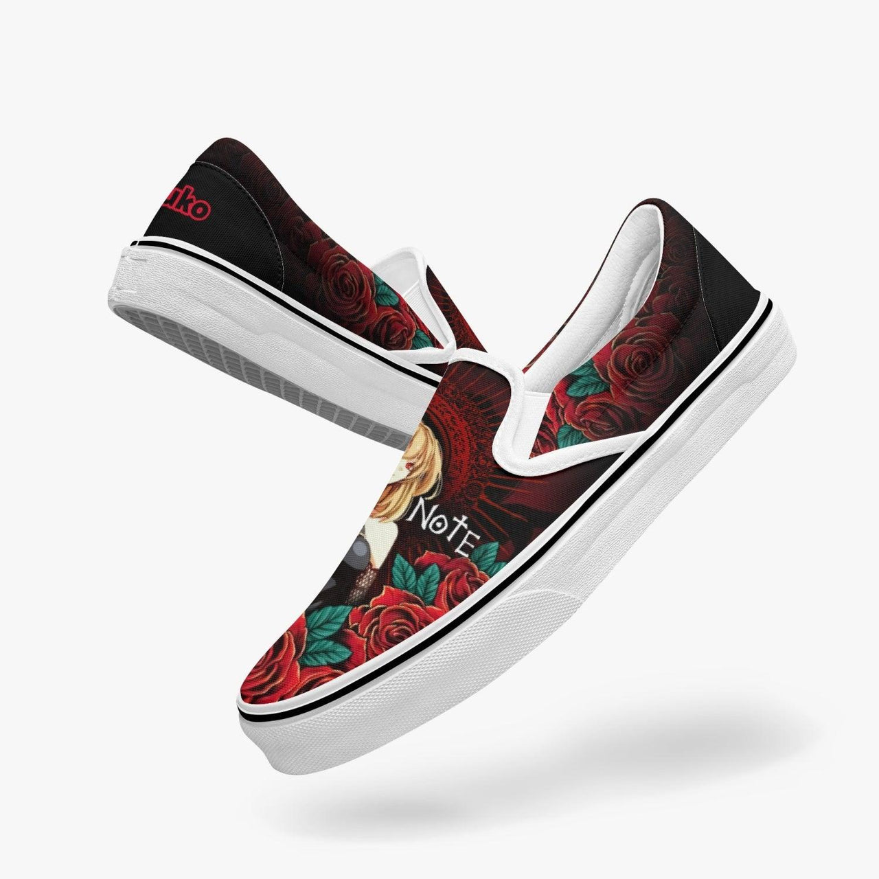 Death Note Misa Amane Deathnote Slip Ons Anime Shoes _ Death Note _ Ayuko