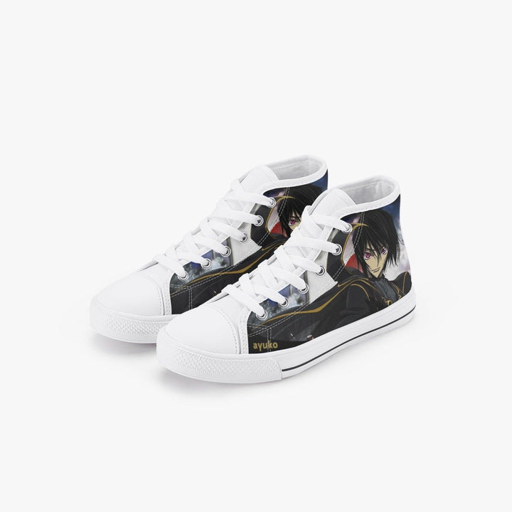 Code Geass Lelouch vi Britannia Kids A-Star High Anime Shoes _ Code Geass _ Ayuko