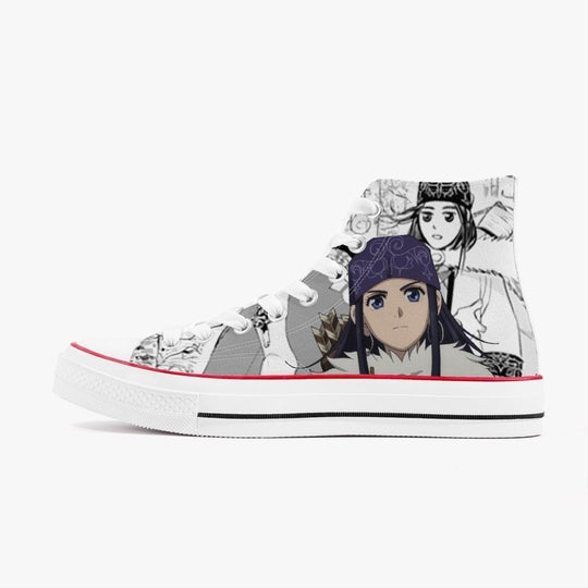 Golden Kamuy Asirpa A-Star High White Anime Shoes _ Golden Kamuy _ Ayuko