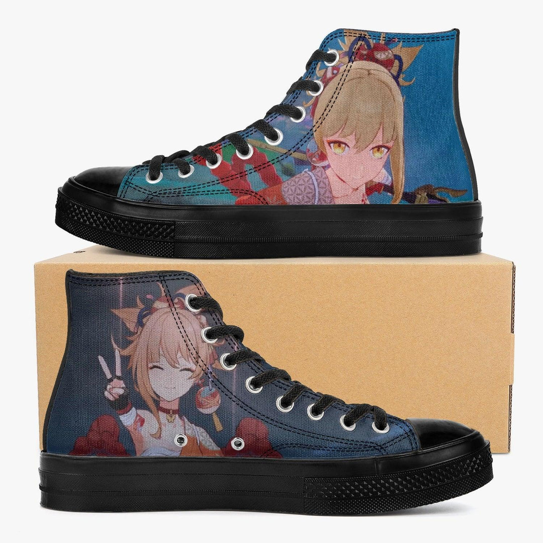 Genshin Impact Yoimiya A-Star High Anime Shoes _ Genshin Impact _ Ayuko