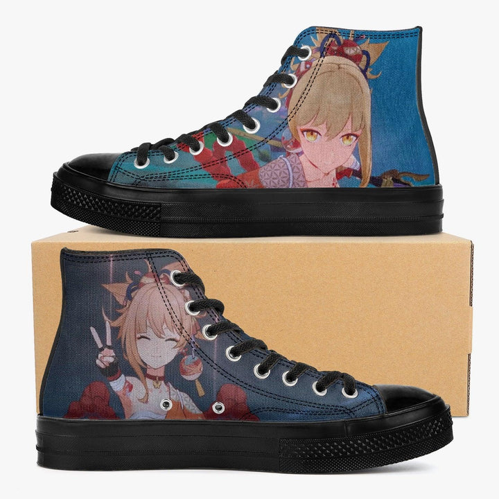 Genshin Impact Yoimiya A-Star High Anime Shoes _ Genshin Impact _ Ayuko