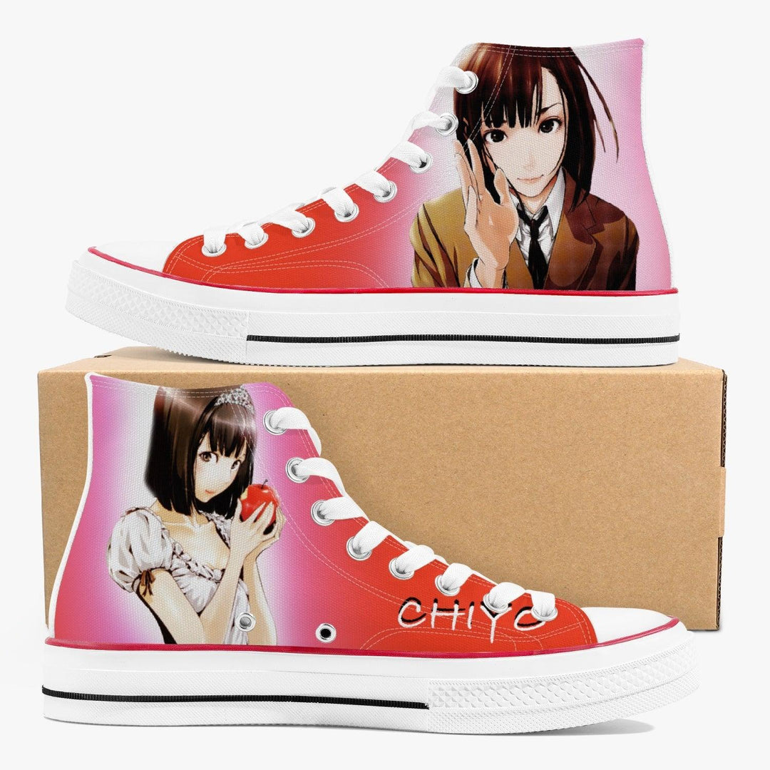 Prison School Chiyo Kurihara A-Star High White Anime Shoes _ Prison School _ Ayuko