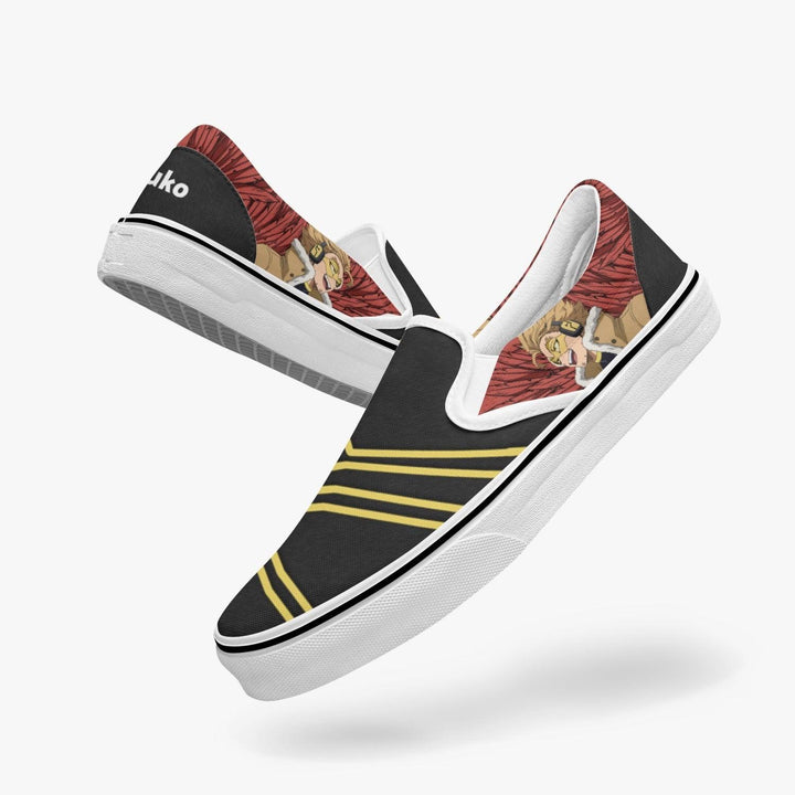 My Hero Academia Hawks Slip Ons Anime Shoes _ My Hero Academia _ Ayuko