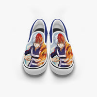 Thumbnail for My Hero Academia Shoto Todoroki Slip Ons Anime Shoes _ My Hero Academia _ Ayuko