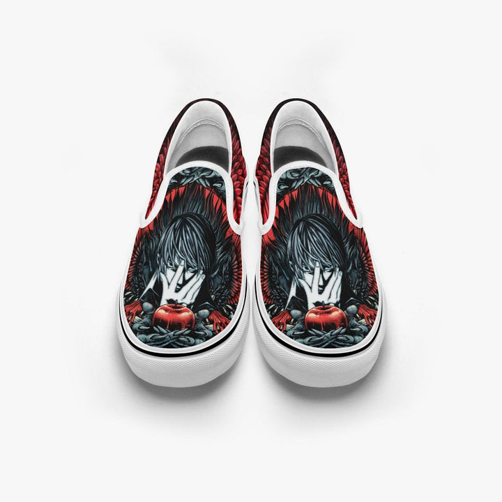 Death Note Light Yagami Slip Ons Anime Shoes _ Death Note _ Ayuko