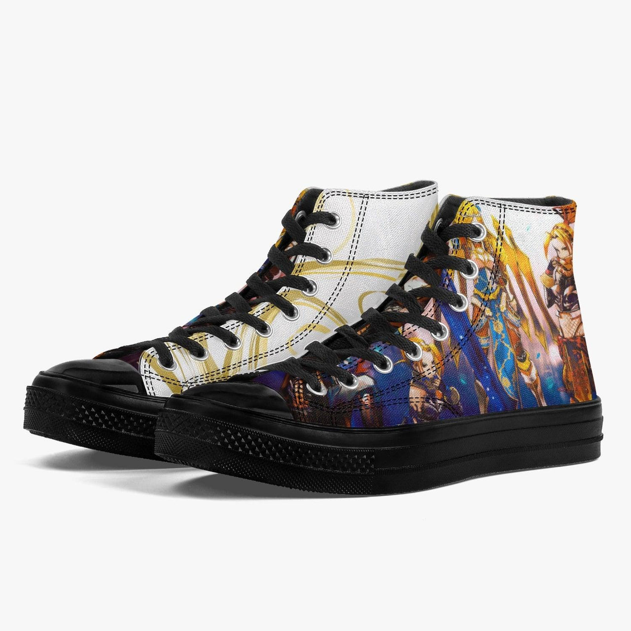 Overlord Blue Roses Squad A-Star High Black Anime Shoes _ Overlord _ Ayuko
