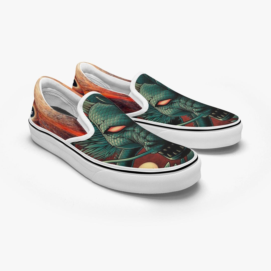 Dragon Ball Z Shenron Slip Ons Anime Shoes _ Dragon Ball Z _ Ayuko