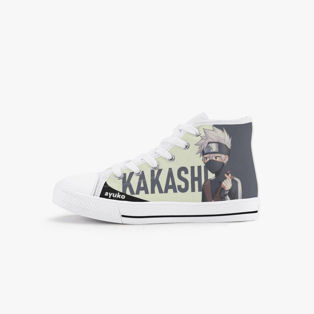 Naruto Shippuden Kakashi Kids A-Star High Anime Shoes _ Naruto _ Ayuko