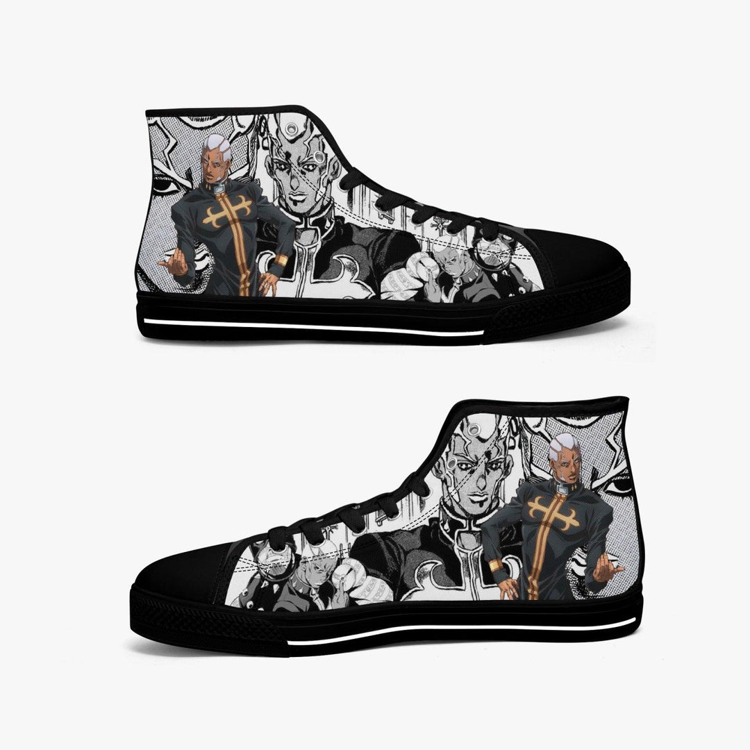 JoJo's Bizarre Adventure Enrico Pucci A-Star Mid Anime Shoes _ JoJo's Bizarre Adventure _ Ayuko