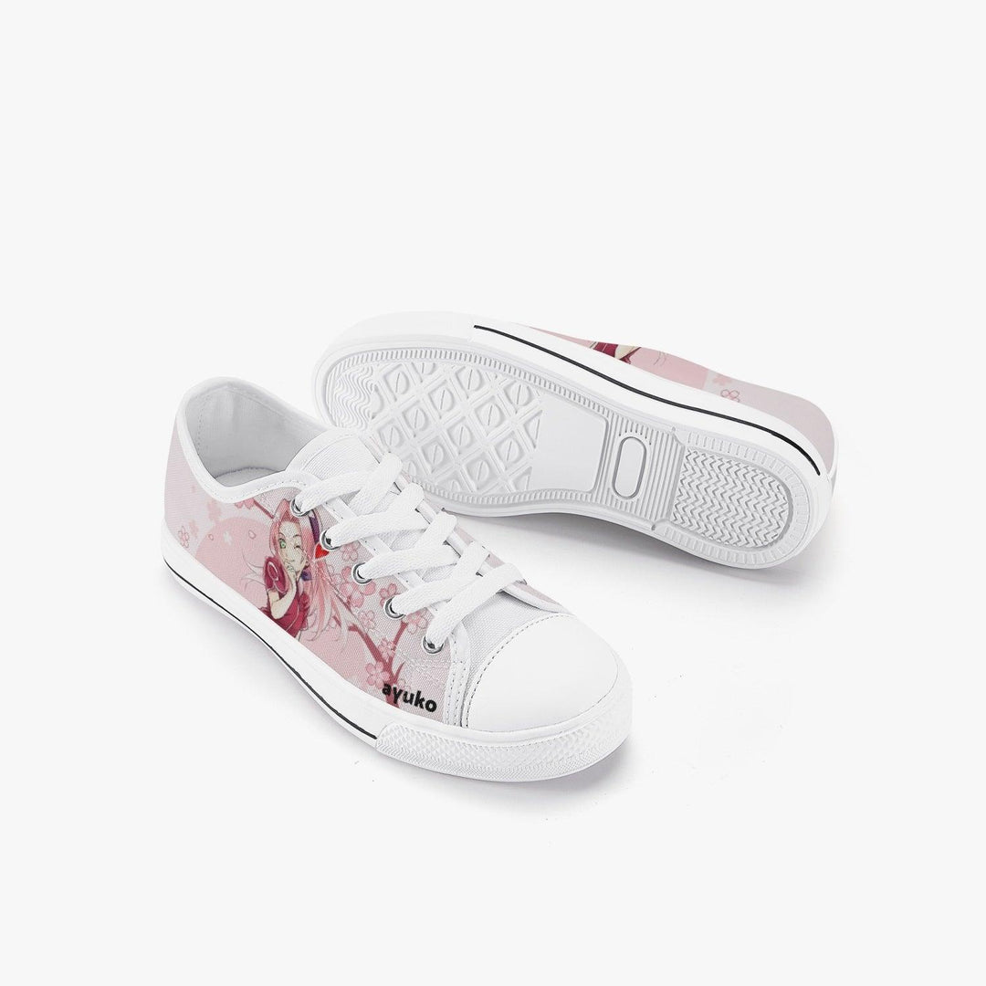 Naruto Shippuden Sakura Kids A-Star Low Anime Shoes _ Naruto _ Ayuko