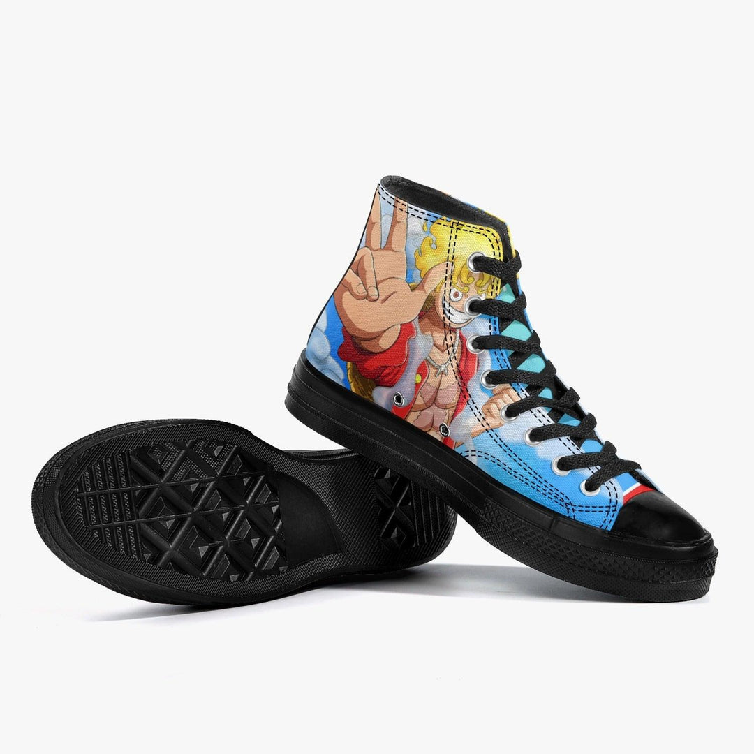 One Piece Luffy Gear 5 A-Star High Anime Shoes _ One Piece _ Ayuko