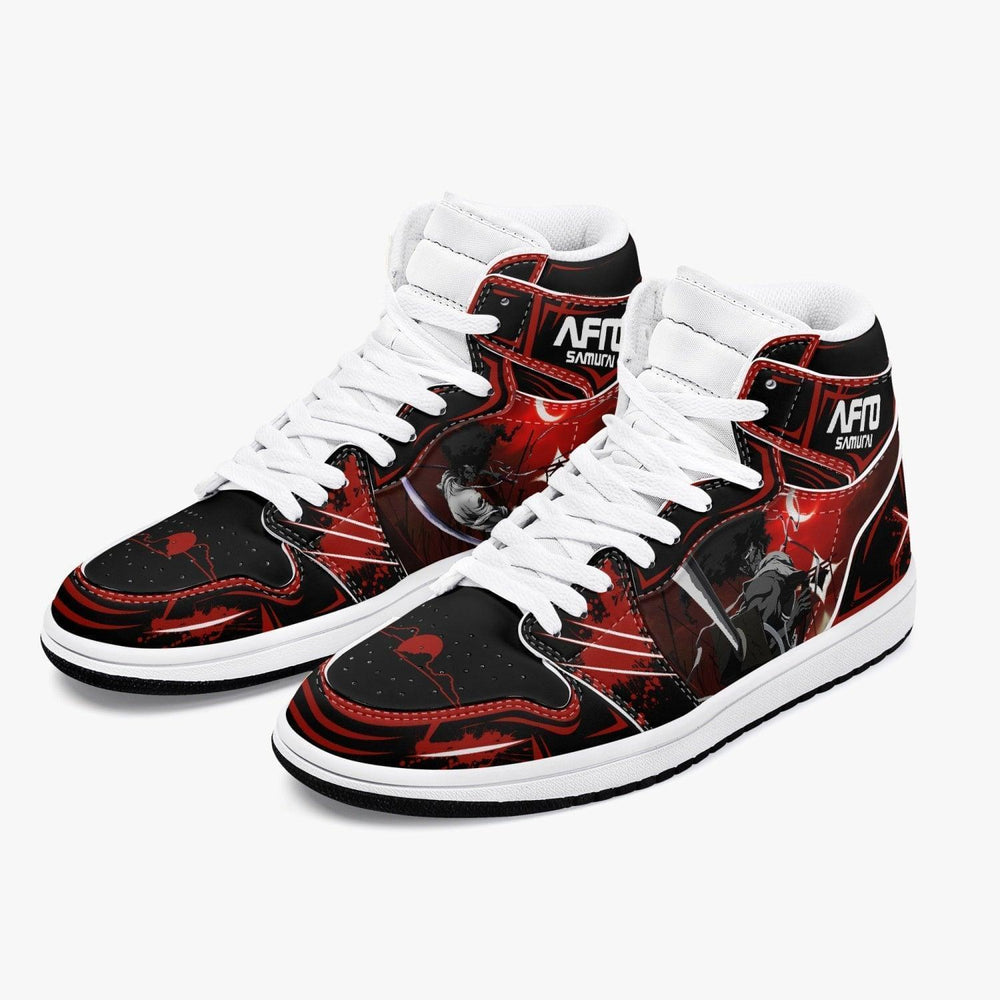 Afro Samurai JD1 Mid Anime Shoes _ Afro Samurai _ Ayuko