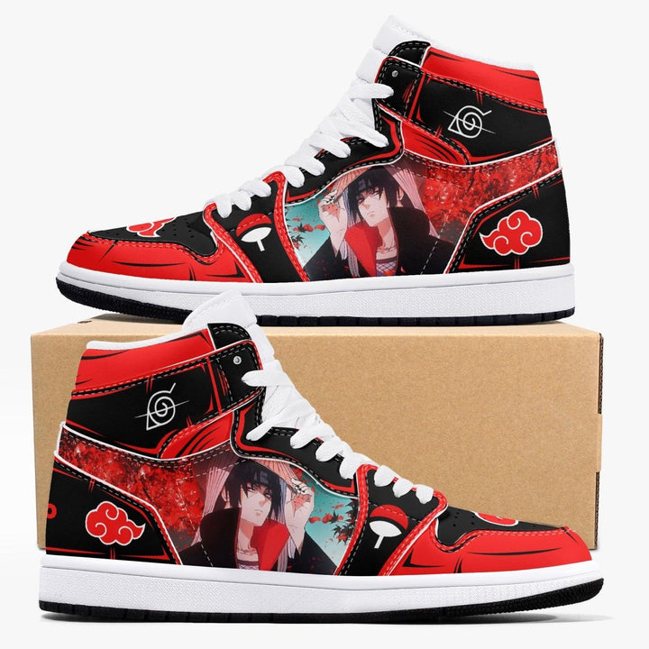 Naruto Shippuden Akatsuki Itachi JD1 Mid Anime Shoes _ Naruto _ Ayuko