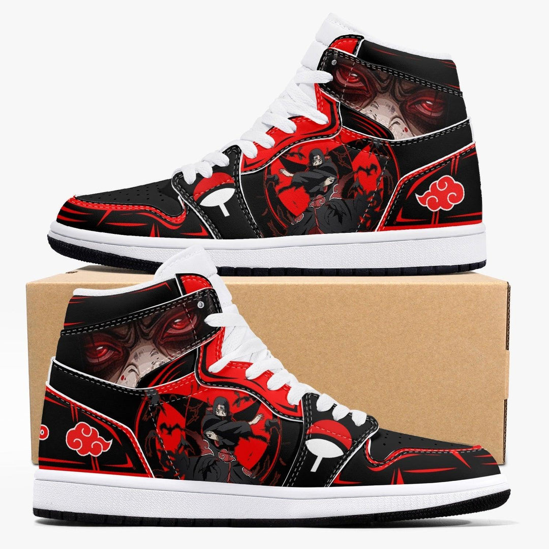 Naruto Shippuden Akatsuki Uchiha Itachi Ninjutsu JD1 Mid Anime Shoes _ Naruto _ Ayuko