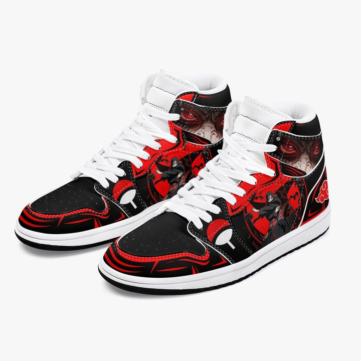 Naruto Shippuden Akatsuki Uchiha Itachi Ninjutsu JD1 Mid Anime Shoes _ Naruto _ Ayuko