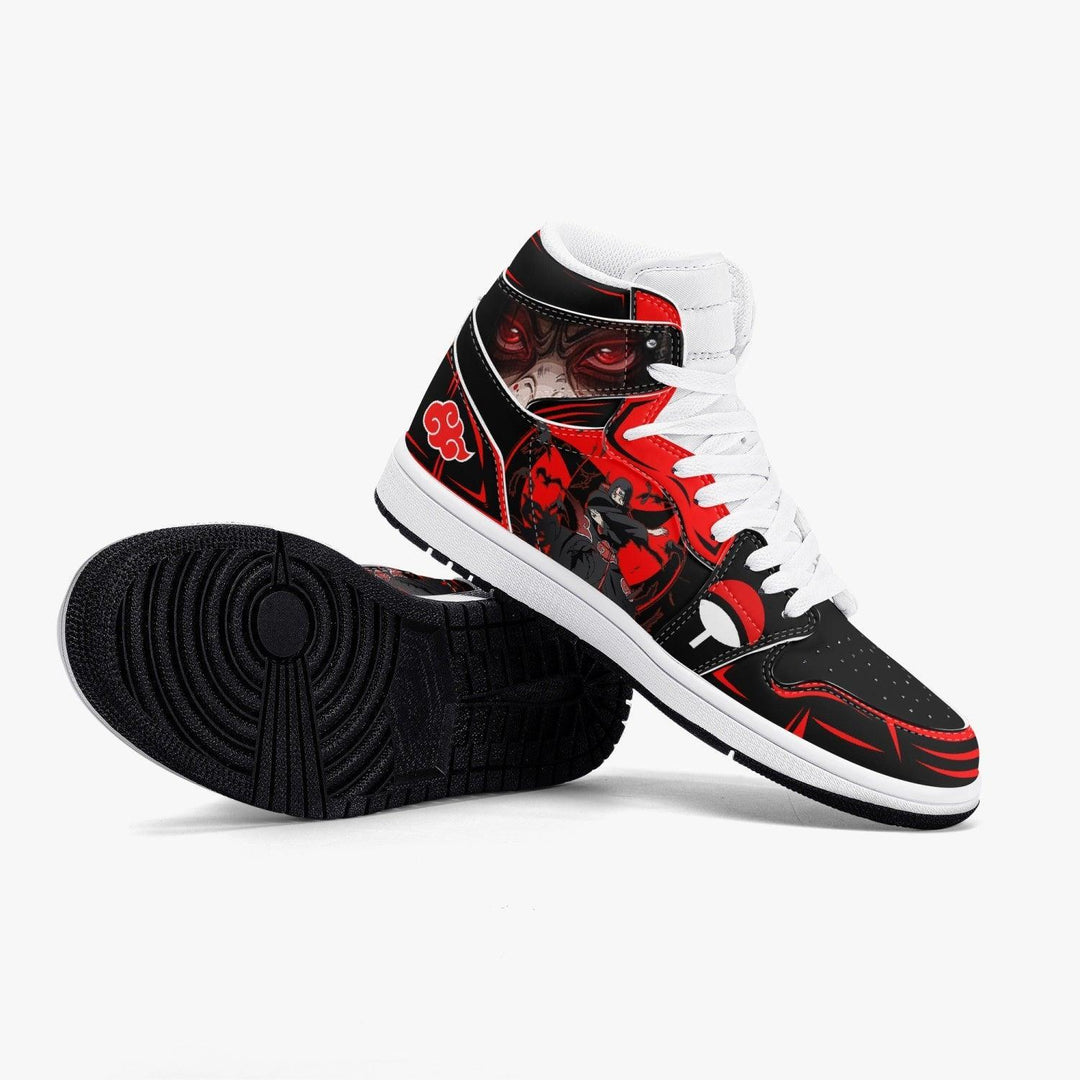 Naruto Shippuden Akatsuki Uchiha Itachi Ninjutsu JD1 Mid Anime Shoes _ Naruto _ Ayuko