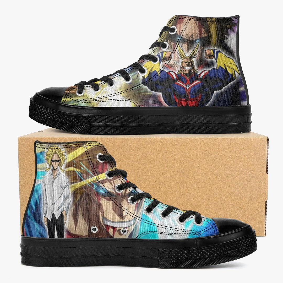 My Hero Academia All Might A-Star High Anime Shoes _ My Hero Academia _ Ayuko