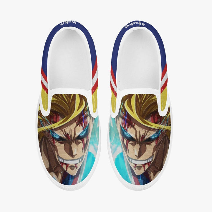 My Hero Academia All Might Kids Slipons Anime Shoes _ My Hero Academia _ Ayuko