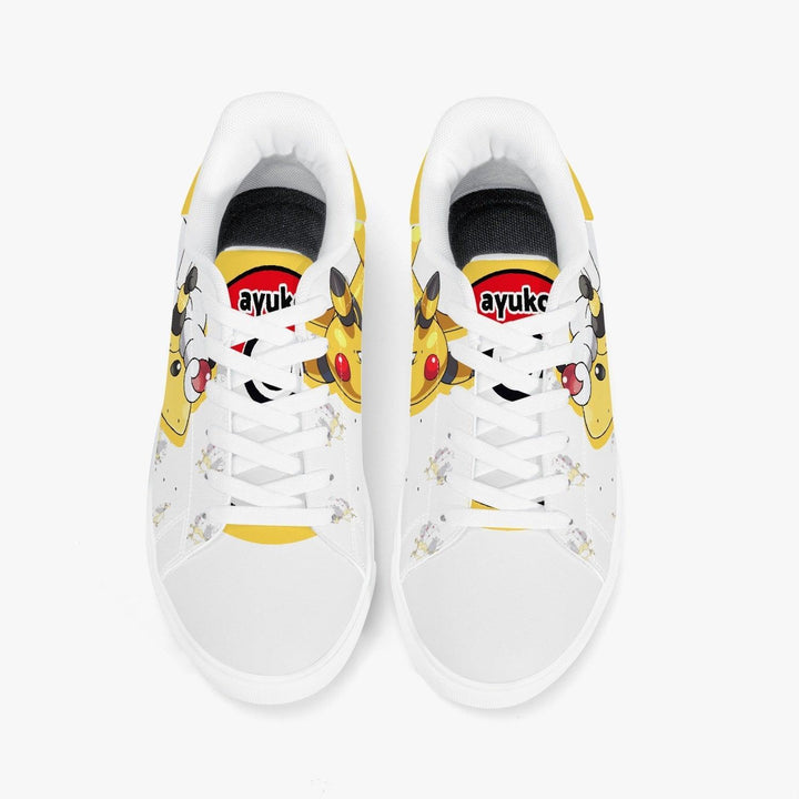 Pokemon Ampharos Skate Anime Shoes _ Pokemon _ Ayuko