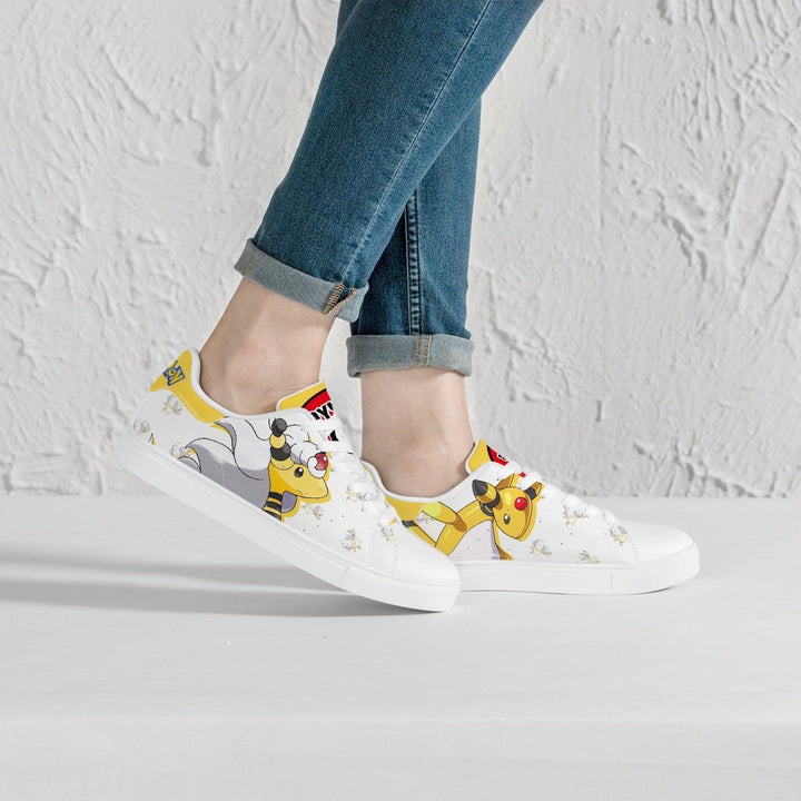 Pokemon Ampharos Skate Anime Shoes _ Pokemon _ Ayuko