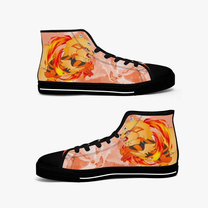 Pokemon Arcanine A-Star Mid Anime Shoes _ Pokemon _ Ayuko