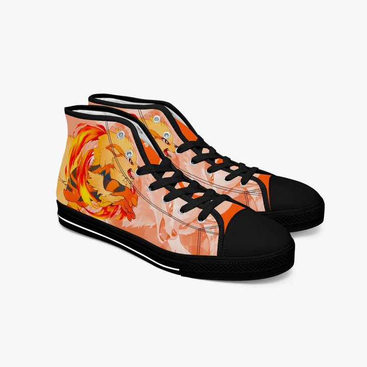 Pokemon Arcanine A-Star Mid Anime Shoes _ Pokemon _ Ayuko