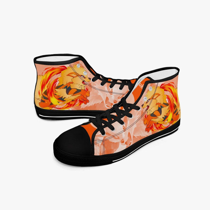 Pokemon Arcanine A-Star Mid Anime Shoes _ Pokemon _ Ayuko