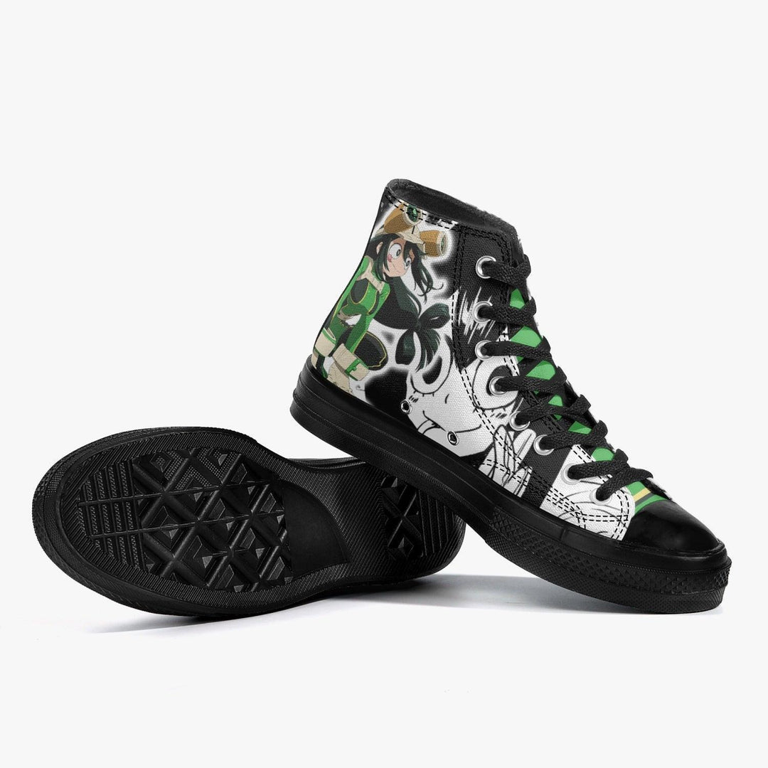 My Hero Academia Asui A-Star High Anime Shoes _ My Hero Academia _ Ayuko