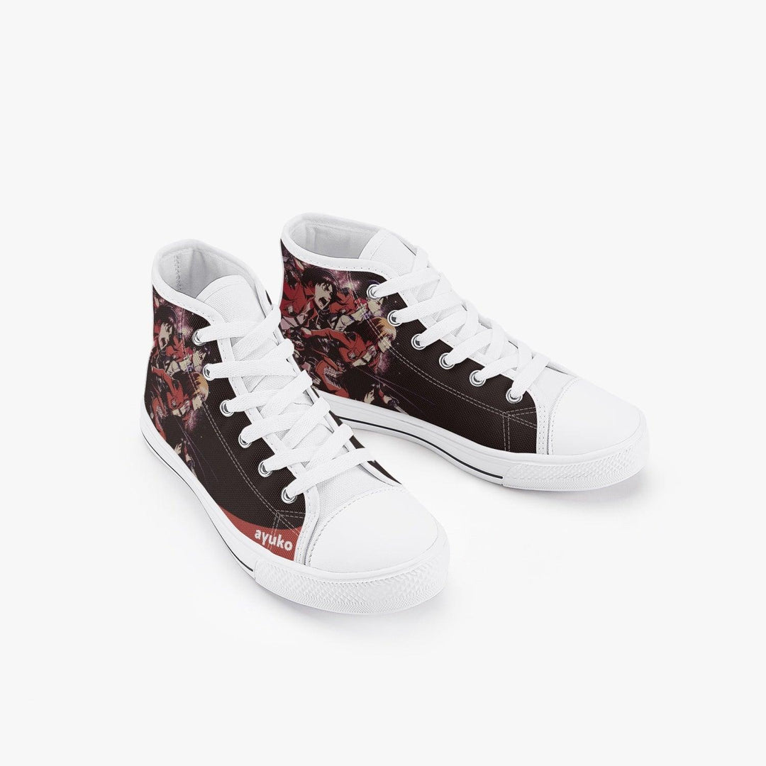 Attack On Titan Eren Levi Armin Kids A-Star High Anime Shoes _ Attack On Titan _ Ayuko