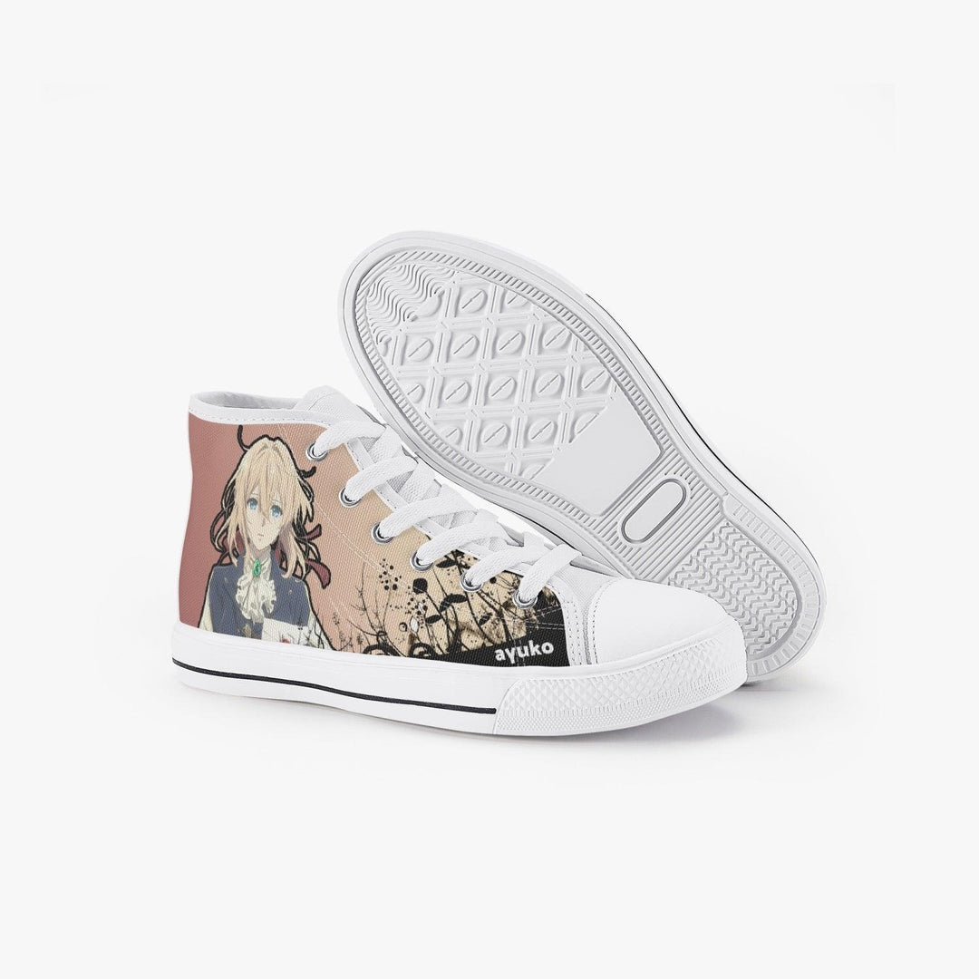 Violet Evergarden Violet Kids A-Star High Anime Shoes _ Violet Evergarden _ Ayuko