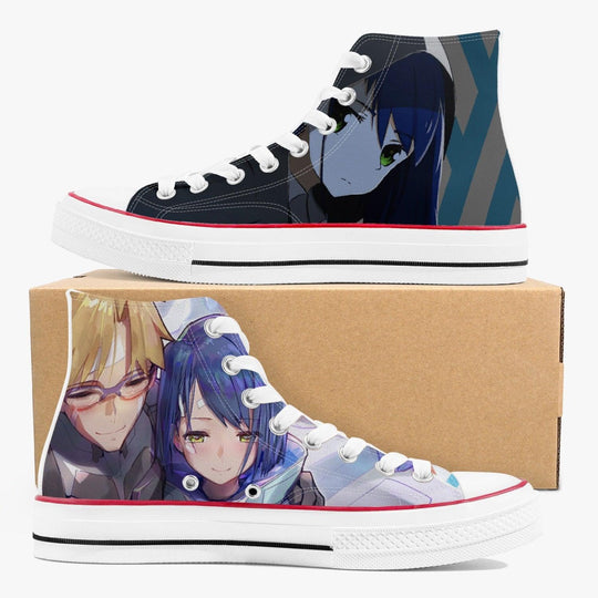 Darling in The Franxx Ichigo A-Star High White Anime Shoes _ Darling in The Franxx _ Ayuko