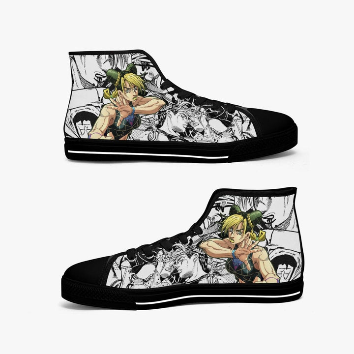 JoJo's Bizarre Adventure Jolyne Kujo A-Star Mid Anime Shoes _ JoJo's Bizarre Adventure _ Ayuko