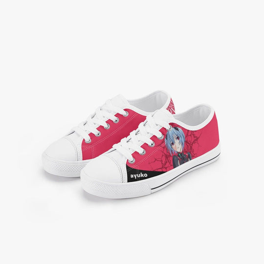 Neon Genesis Evangelion Rei Ayanami Kids A-Star Low Anime Shoes _ Neon Genesis Evangelion _ Ayuko