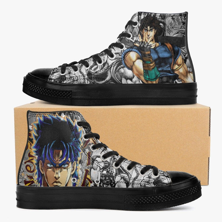 JoJo's Bizarre Adventure Jonathan Joestar A-Star High Anime Shoes _ JoJo's Bizarre Adventure _ Ayuko