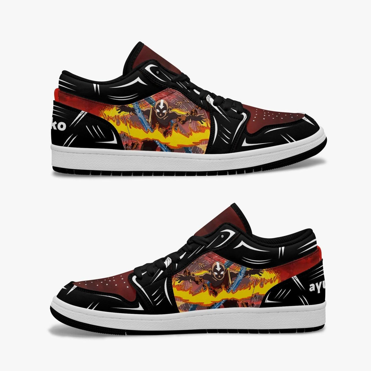 Avatar The Last Airbender Avatar State JD1 Low Anime Shoes _ Avatar The Last Airbender _ Ayuko