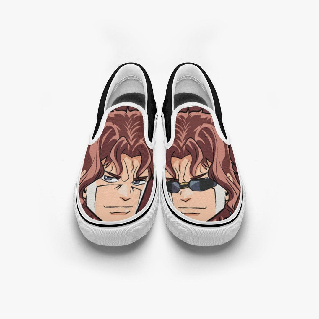 JoJo's Bizarre Adventure Noriaki Kakyoin Slip Ons Anime Shoes _ JoJo's Bizarre Adventure _ Ayuko