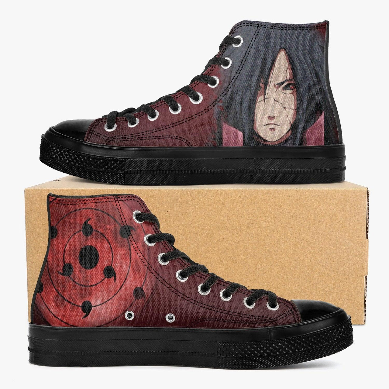 Naruto Shippuden Madara A-Star High Anime Shoes _ Naruto _ Ayuko