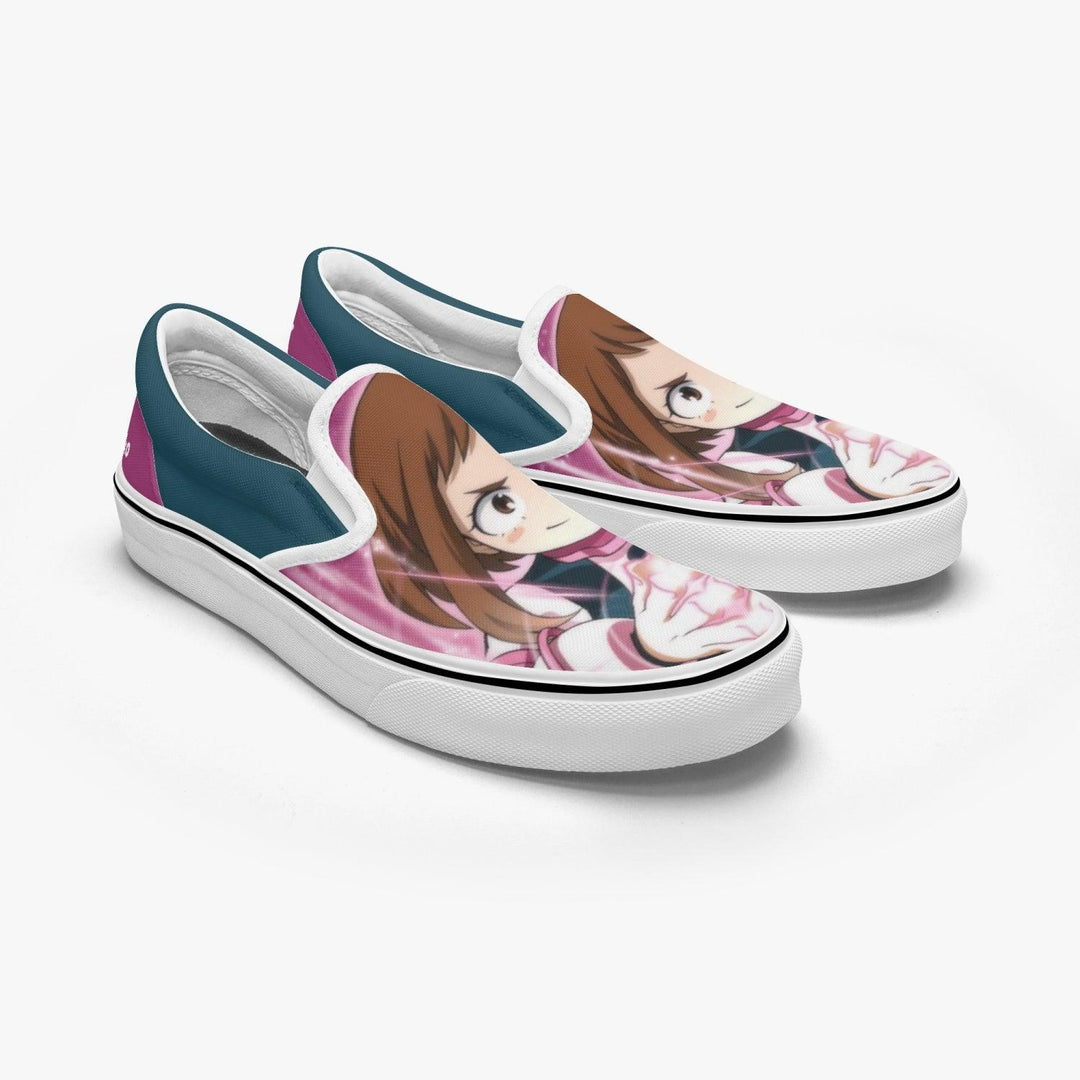 My Hero Academia Ochaco Uraraka Slip Ons Anime Shoes _ My Hero Academia _ Ayuko