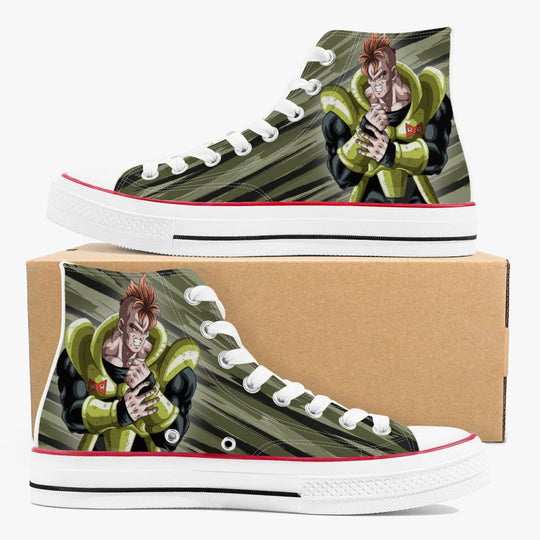 Dragon Ball Z Android 16 A-Star High White Anime Shoes _ Dragon Ball Z _ Ayuko