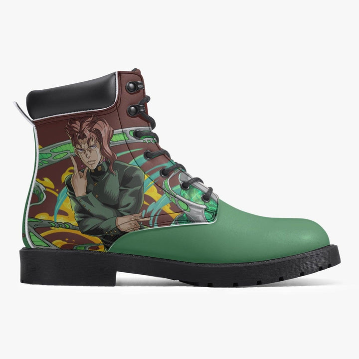 JoJo's Bizarre Adventure Noriaki Kakyoin All-Season Anime Boots _ JoJo's Bizarre Adventure _ Ayuko